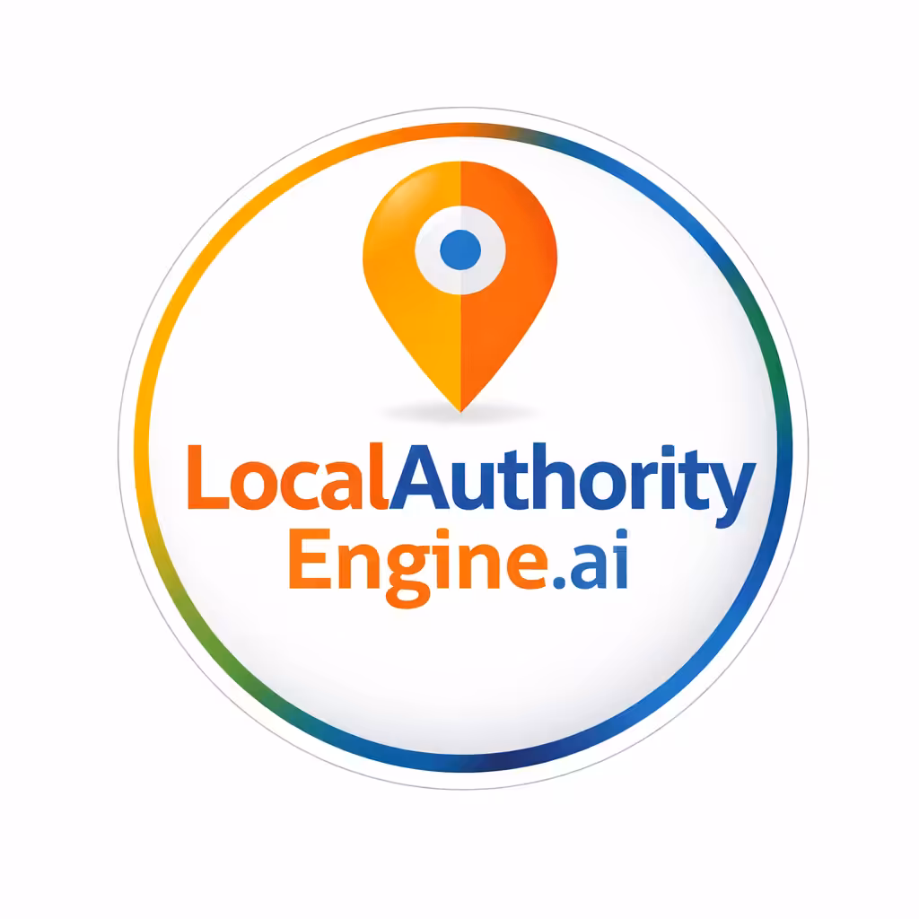 Logo With Location Pin And Text